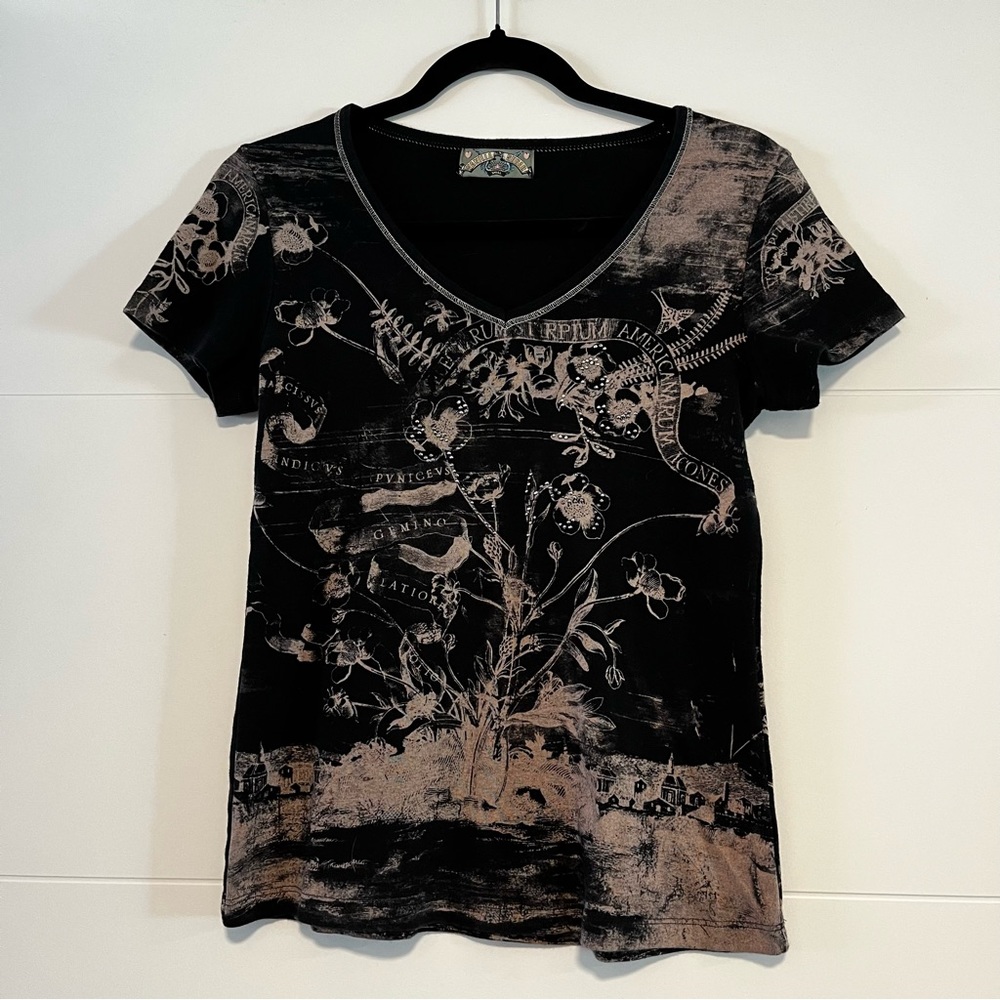 Vanilla Sugar | Y2K Rhinestone Tee Shirt